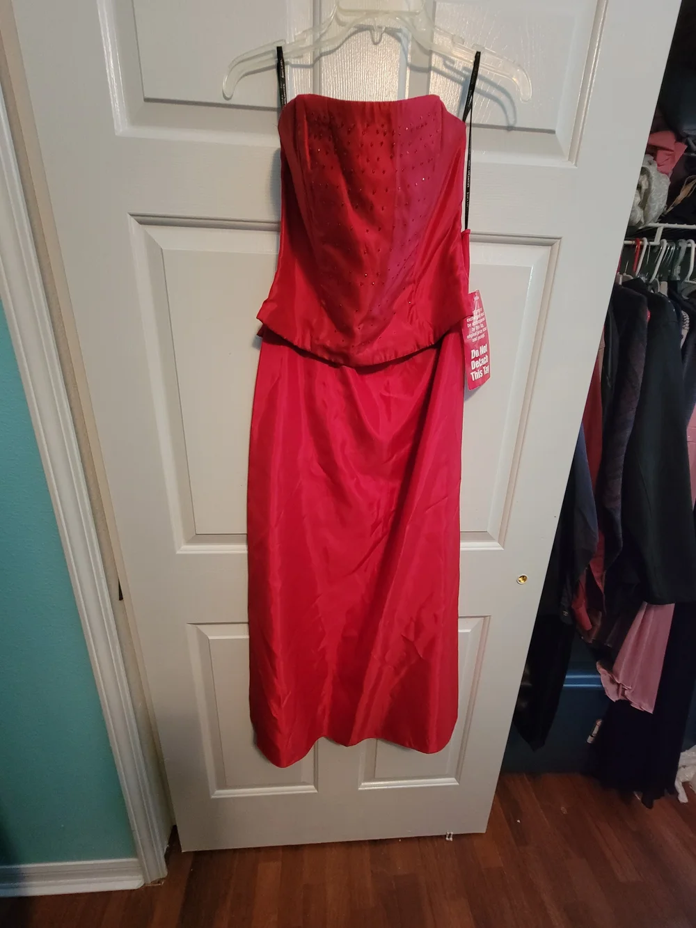 Jessica McClintock Hot Pink Dress with Label